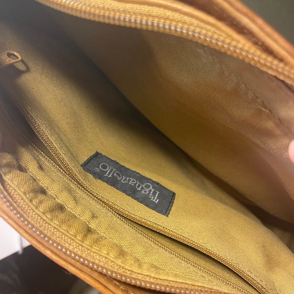 90s leather shoulder purse - Picture 4 of 5